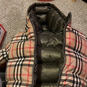 Burberry reversible coat